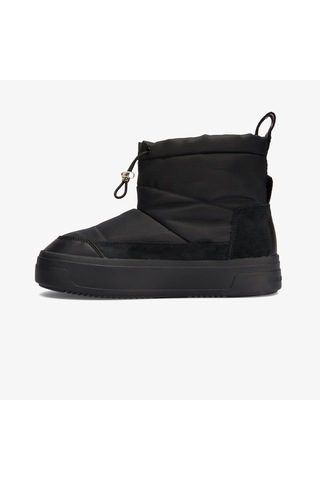 Tommy Hilfiger Flag Kadın Siyah Bot Düz Fw0fw08334 Siyah