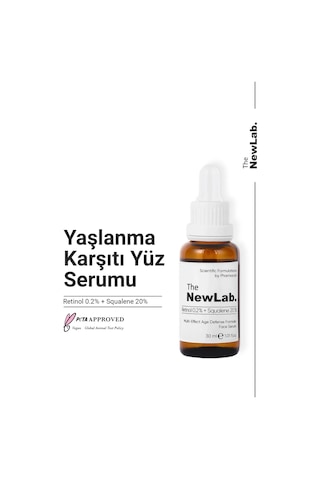 The NewLab Ve   Cilt Yenileyici Retinol Serum 30 Ml (Retinol 0.2% Squalene 20%)