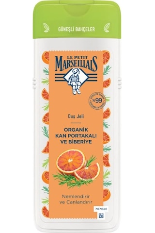 Le Petit Marseillais Organik Kan Portakalı ve Biberiye Duş Jeli 400 ML