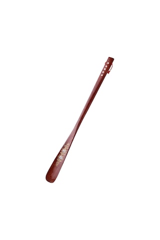 Suntek Dayanıklı Ahşap Ayakkabı Çekeceği Uzun Kırmızı Kırmızı