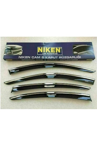 Niken Vw Jetta 2011- Kromlu Cam Rüzgarlığı 4lü