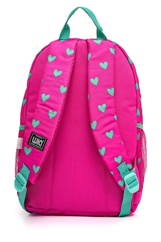 Wia Kids Kalp Desenli 4 Bölmeli Üçlü Okul Çanta Seti