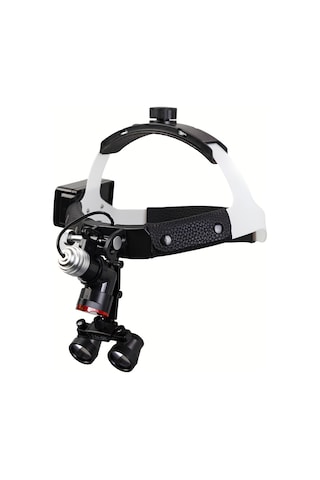 Ttl 3.5x420 10w Işıklı Baş Üstü Kafa Bandı Büyüteç Loupe Tıbbi Görüş İçin Işıklı Ergonomik Kafa Bandı Ttl Diş Hekimliği Büyüteç