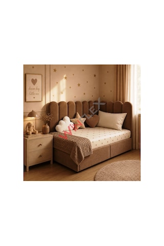 Winflex Yatak Başlık ,duvar Ve Oda Dekorasyon Panel 10adet- 15x100cm Kahverengi 100 x 150 CM