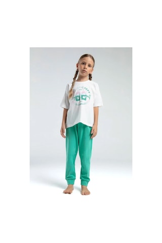 Rolypoly Roly Poly 2'li Pijama Takımı Rp3614 Beyaz-mint Beyaz- mint