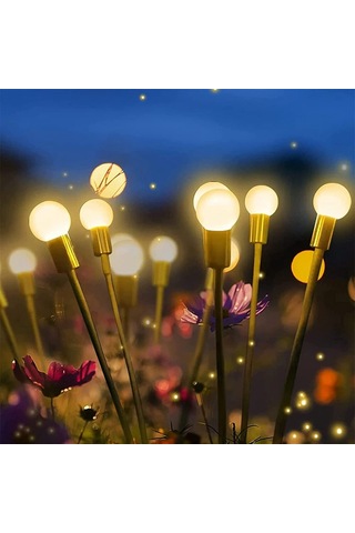 Singree Rüzgarda Sallanan 6 Başlı Güneş Enerjili Bahçe Aydınlatma Lambası - Ip65 Su Geçirmez