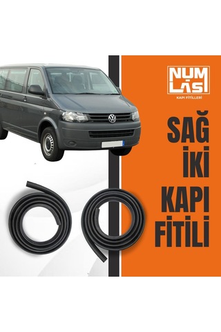 Volkwagen Transporter T6 Sağ Ön Ve Arka Kapı Fitili-a Kalite-numlas-nm4652