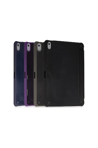 Buradabulabilirsin Apple Uyumlu iPad Pro 13 2024 Kılıf Color Karbon Tablet Kılıfı - Koyu Gri Bbz