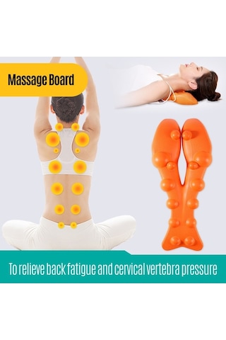 Artfulabode Vertebra Tahtası Tahtası Sırt Sırt Sırt Servikal Sağlık Renkli Rahatlatma Omurga Masaj Masaj Germe Düz Destek Çok Cihazı Çekme Bakımı Jk Çok Renkli