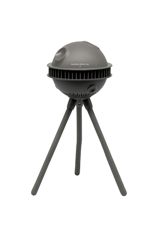 Padalink Gri Yeni Nesil Bebek Arabası Fanı - Turbin Kanatsız, 4 Hızlı, Telefon Tutucu, Usb Şarjlı, Güvenli Kullanim