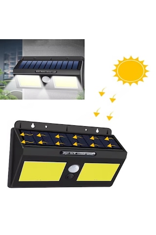 Güneş Enerjili Hareket Sensörlü 96 Led Dış Mekan Aydınlatma - 3 Mod, Su Geçirmez 1 ADET