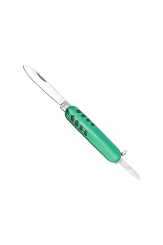 Argeus Çift Ağızlı Cep Kamp Çakısı Yeşil K5017-8 Çok Renkli