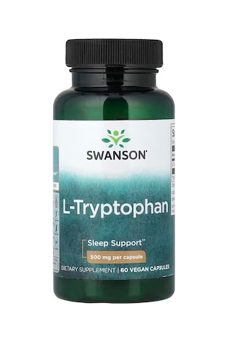 Swanson L-tryptophan Sleep Support 500 Mg 60 Capsules Aromasız