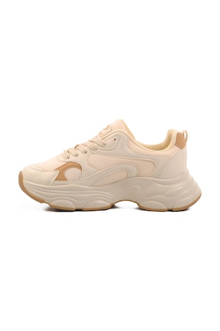 Bej-taba Fileli Kadın Spor Ayakkabı 164 G Bej-taba Bej - Taba