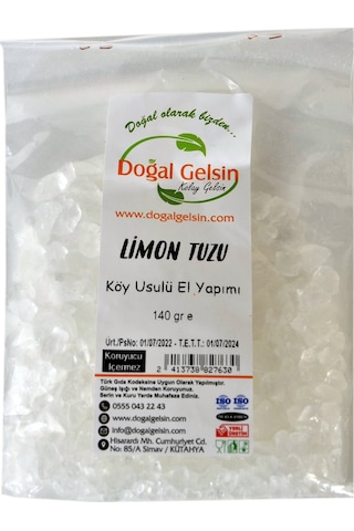 Doğal Gelsin Limon Tuzu 140 G