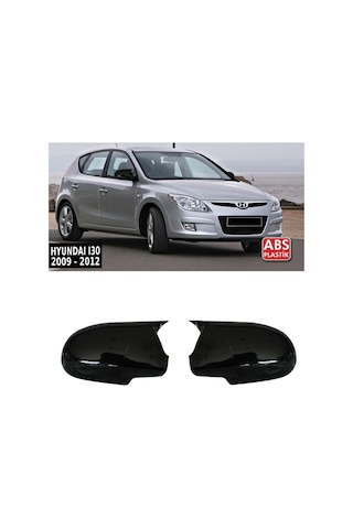 Hyundai İ30 Sinyalsiz Batman Yarasa Ayna Kapağı Piona Black Abs 2009-2012