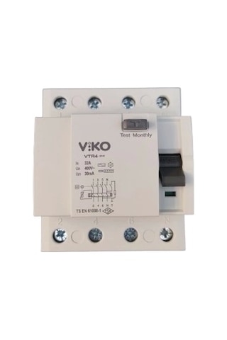 Viko 3x32 30 Ma Kaçak Akım Rölesi