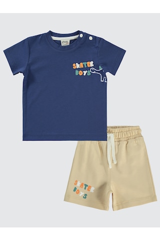 Civil Baby Erkek Bebek Takım 3'lü Set 6-18 Ay Lacivert Lacivert