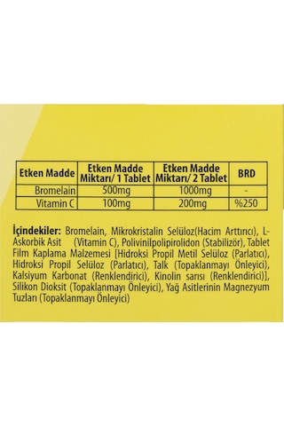 Bromelain 1000 mg 60 Tablet