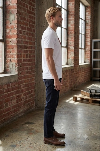 Levi's Pamuk Standart Fir Beyaz Erkek Tişört
