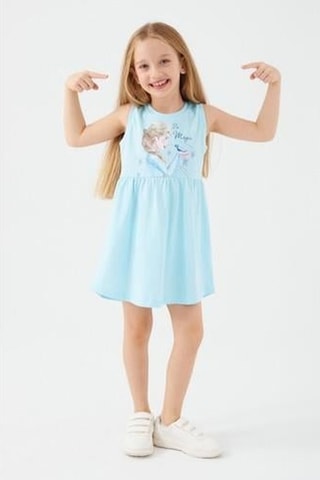 Frozen Kız Çocuk Elbise