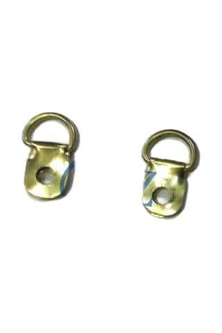 Tel Resim, Tablo, Çerçeve Askısı - 10x14mm, Sarı, 10 Adet Evimdeyokyok Altın