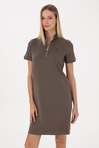 U.s. Polo Assn. Kadın Vizon Elbise Örme 50314216-vr052 Vizon