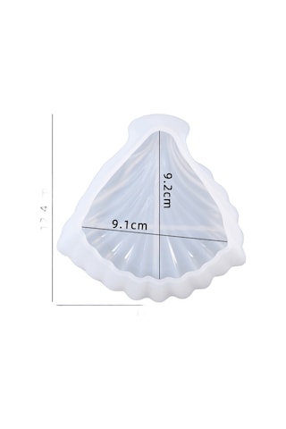 İstiridye Kase Epoksi Ve Beton Silikon Kalıp - Kod: 1004c