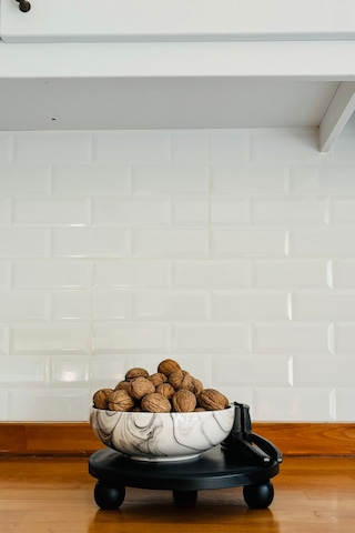 Siyah 2 Li Risus&lucca Top Ayaklı 29 Cm Ve 29 Ahşap Yuvarlak