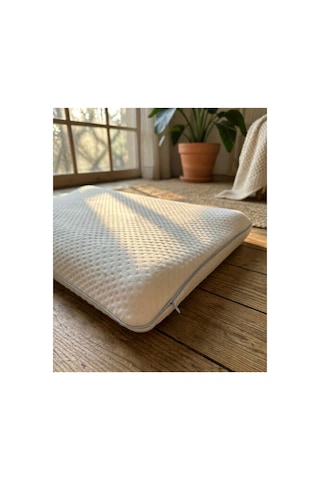 Tencel Yastık Kılıfı Pamuk Saten Nefes Alabilen Visco Yastık Kılıfı 40x60 Beyaz