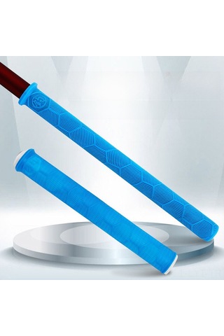 Youtek Uzun Kalın Universal Saçma Sap Koruması - Kaymaz Emici El Tırnağı - Balıkçılık Olta Badminton Raketi Uyumlu Mavi