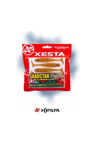 Xesta Shad Star 3.5" 9.5cm Silikon Yem 6p
