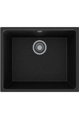 Black Stone Petra 50 x 40 Siyah Granit Eviye