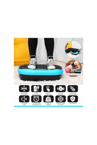 Relax Vibro Vibration Plate Egzersiz Fitness Çok Renkli