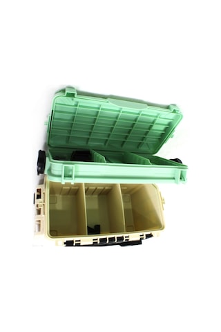 7231 Profesyonel Surf Ve Spin Takım Çantası 2 Kamış Tutucu 43x24x28cm