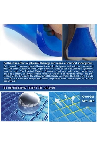 Novahub Yastık Şok Serin Pedi Ped Motosiklet Minderi Mavi Mat Koltuk Kesim Jel Evrensel Emme Dıy Cm Altın A Gm Altın