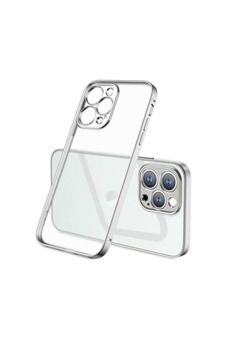 Apple Uyumlu iPhone 12 Pro Kılıf Zore Mat Gbox Kapak Gümüş