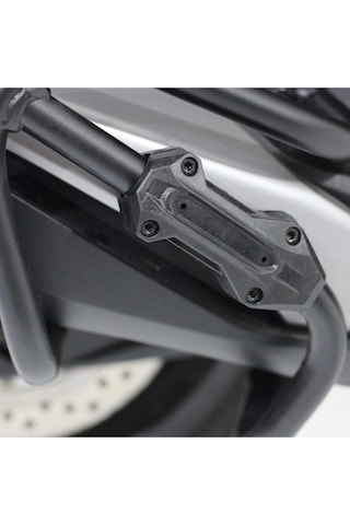 GP Kompozit Honda Forza 250 2025 Uyumlu Egzoz Koruma Demiri Siyah