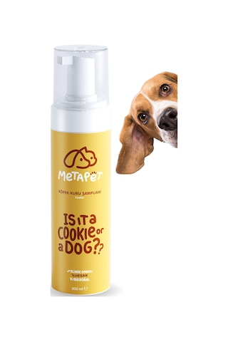 Metapet Kuru Köpük Köpek Şampuanı Hipoalerjenik Hassas Ciltler İçin 200 ML