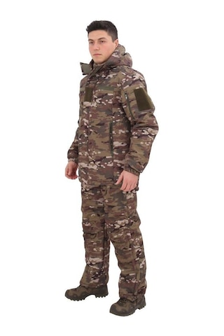 Terrien Dağ Yürüyüşü Kış Günleri Motor Sürerken Single Sword Su&rüzgar Geçirmez Softshell Kışlık Erkek Mont Çok Renkli