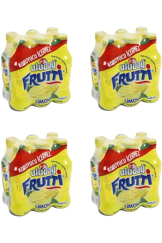 Uludağ Frutti Limon Aromalı Maden Suyu 200 Ml X 24 Adet