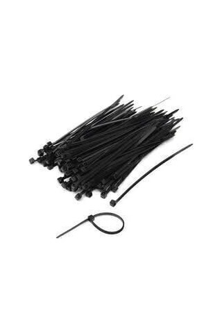 Uv Tork Kablo Bağı Cırt Kelepçe 7,6 Mmx550 Mm Siyah 100 'lü Paket