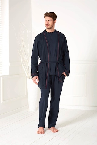 Doreanse Erkek Modal Uzun Kol Hırka T-Shirt Pijama Takımı 4500