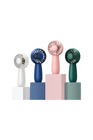 Cbtx Usb Dış Mekan Mini El Fırçasız Motor Fanı, Stil: 1200mah Mavi