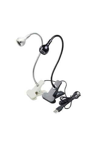 Tırnak Sanatı Araçları Led Ultraviyole Işıklar Işık Masa Lambası Klipsli Metal Tüp Lamba Esnek Usb Mini Uv Jel Çok Renkli