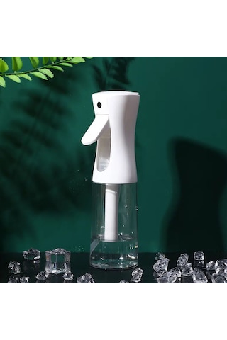 Teltree Yüz Nemlendirme İçin Ultra İnce Sisli 200ml Pet Sprey Şişesi, Isıya Dayanıklı, Siyah/beyaz/şeffaf Renk Seçenekleri Beyaz