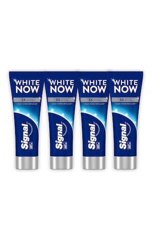 Signal White Now Diş Macunu Uzun Süren Beyazlık 4x75 ML