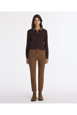 Yargıcı Slim Normal Bel Pantolon 25kkpn3068x 003 Kahverengi