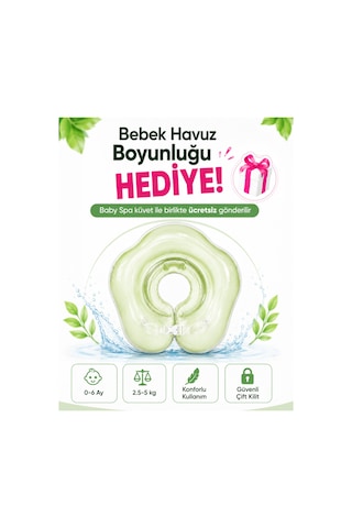 Baby Spa Panda Desenli Portatif Bebek Ve Çocuk Küveti - Katlanabilir Oyun Havuzu + Boyun Simidi