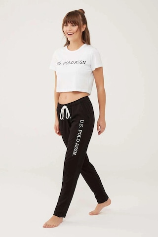 U.S. Polo Assn. Kadın Siyah Pijama Altı 16601